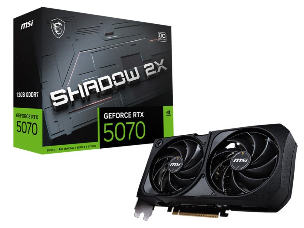 MSI GeForce RTX 5070 Shadow 2X OC 12GB GDDR7