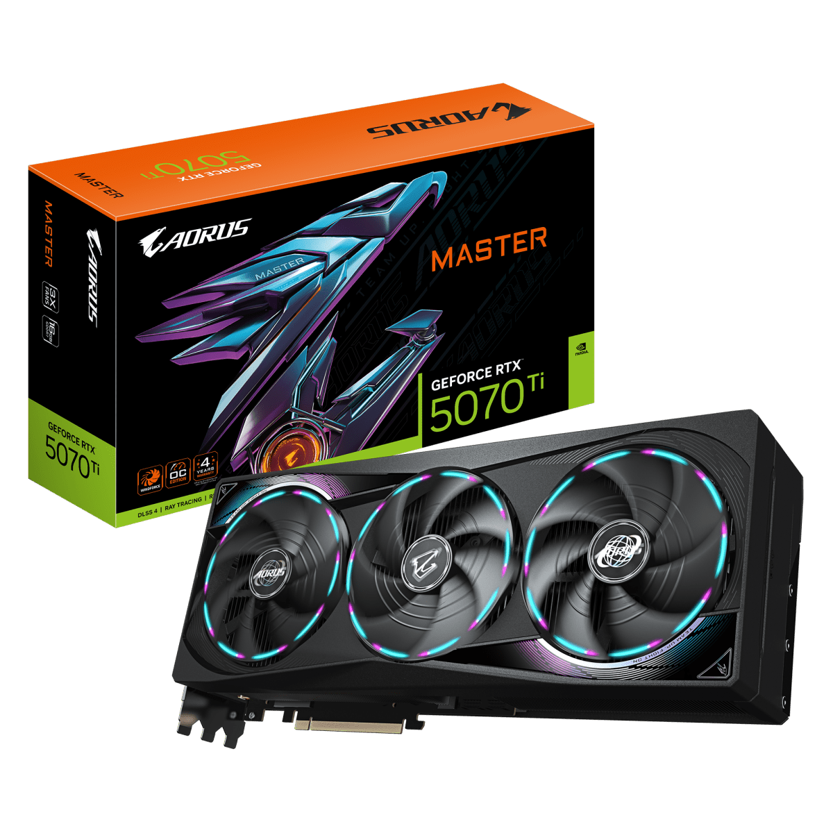 Gigabyte GeForce RTX 5070 Ti Aorus Master 16GB GDDR7