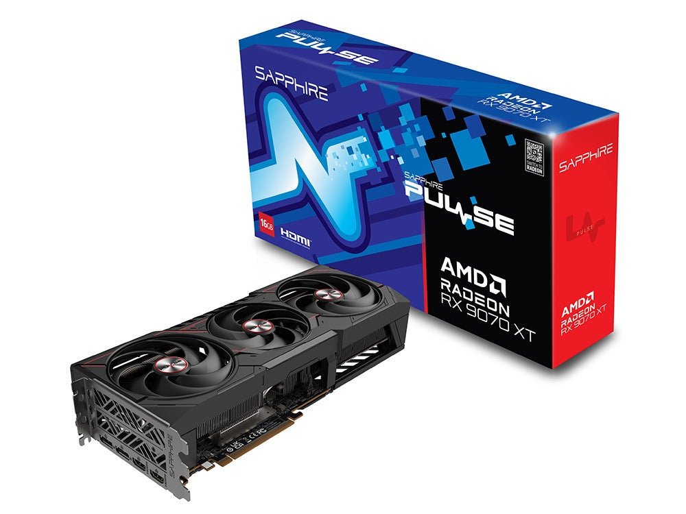 Sapphire PULSE Radeon RX 9070 XT 16GB GDDR6 Graphics Card