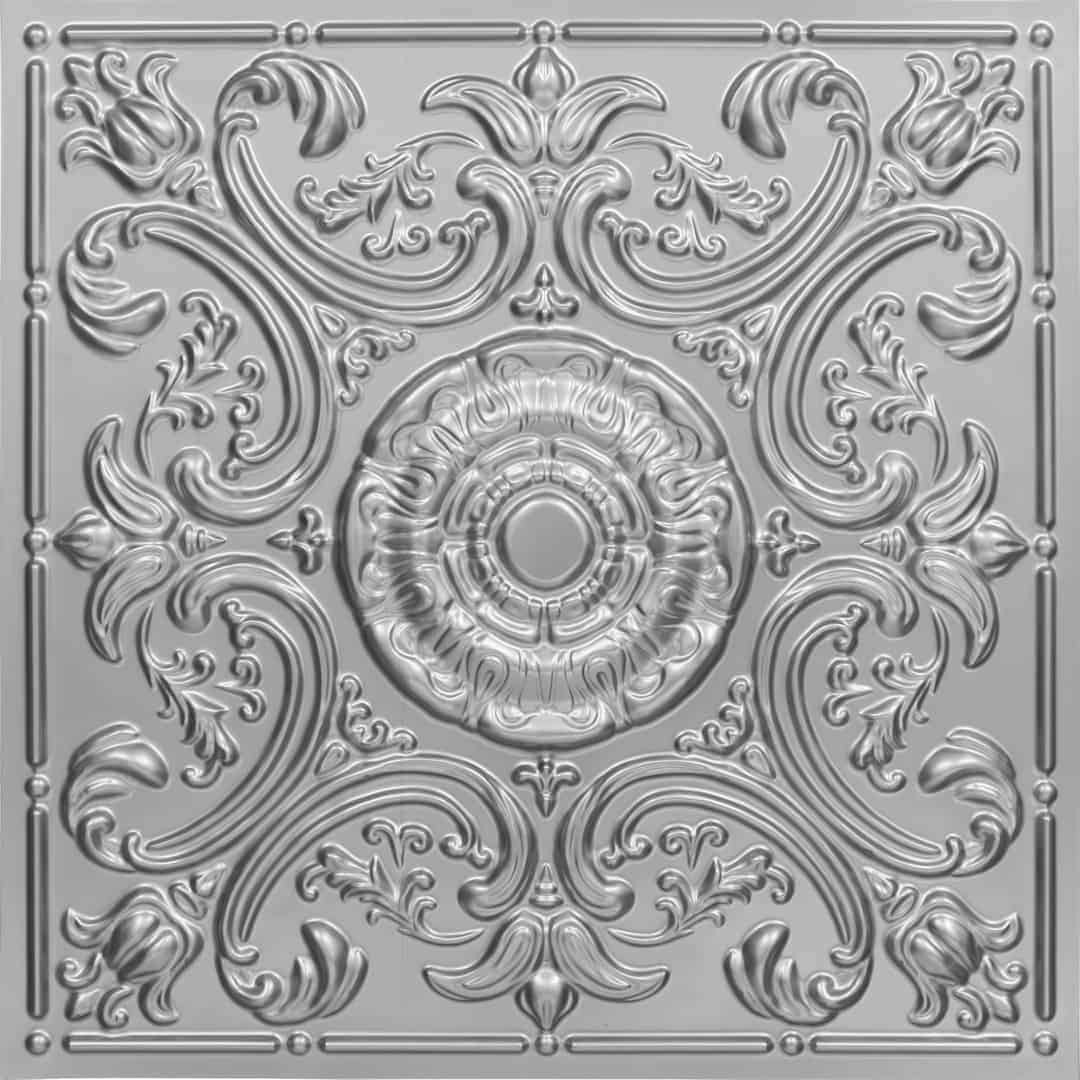 Modern PVC False Ceiling - 60x60 cm Damask Design