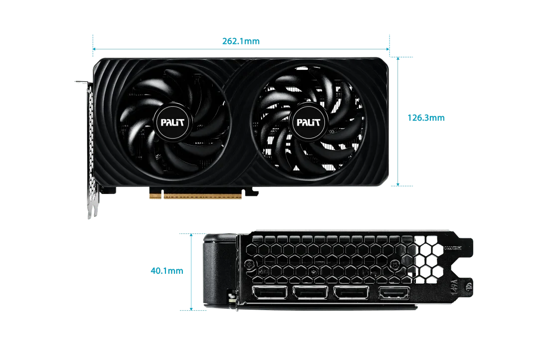 Palit GeForce RTX 5060 Ti Dual 8GB GDDR7 Graphics Card