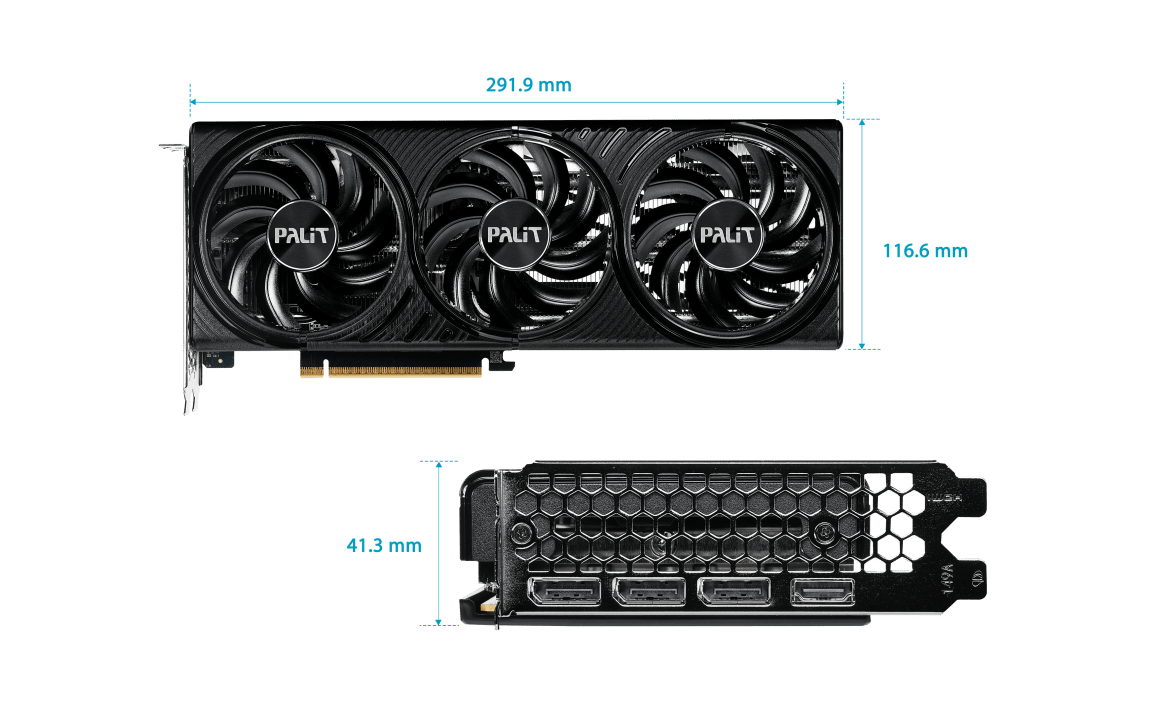 Palit GeForce RTX 5060 Ti Infinity 3 fans 16GB Graphics Card