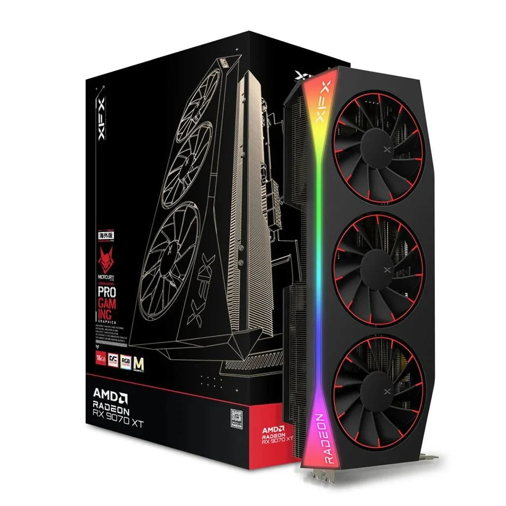 XFX Mercury Radeon RX 9070 XT OC Magnetic Air Edition 16GB GDDR6