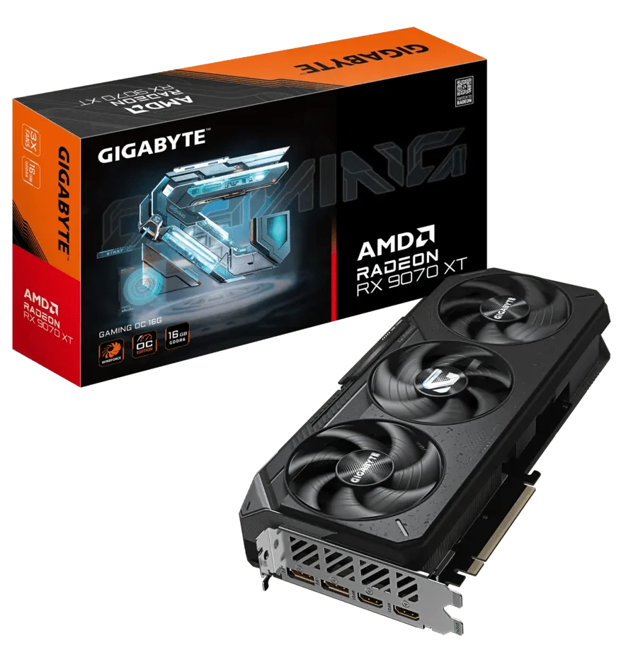 Gigabyte Radeon RX 9070 XT Gaming 16G OC Graphics Card