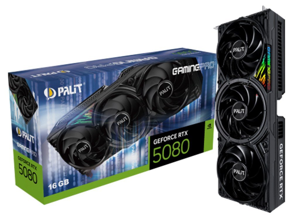 Palit GeForce RTX 5080 GamingPro 16GB OC GDDR7