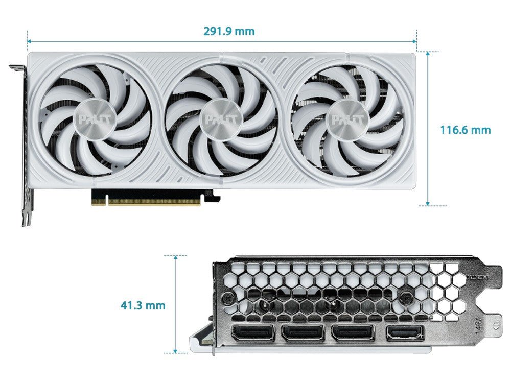 Palit GeForce RTX 5070 White OC 12GB GDDR7 Graphics Card