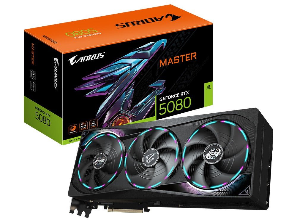 Gigabyte AORUS GeForce RTX 5080 MASTER 16GB GDDR7
