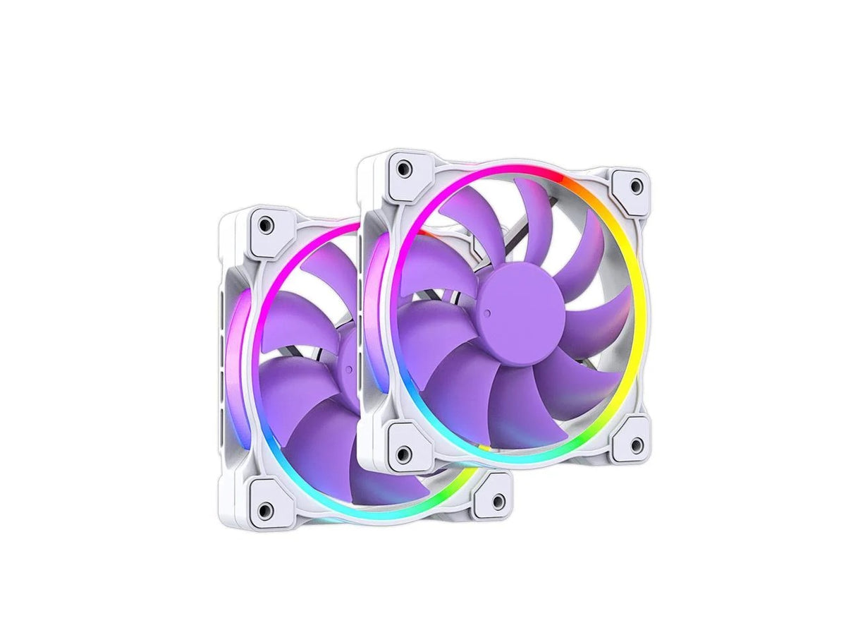 ID-COOLING ZF Series 120mm Purple Addressable RGB LED Fan