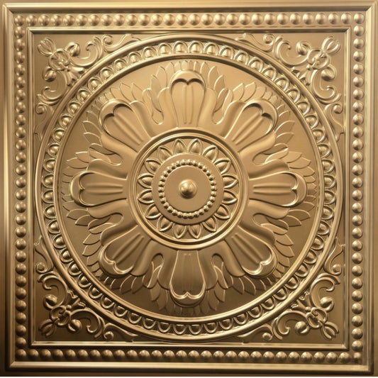 Modern PVC False Ceiling 60x60 cm - Orante Design | Champagne Gold