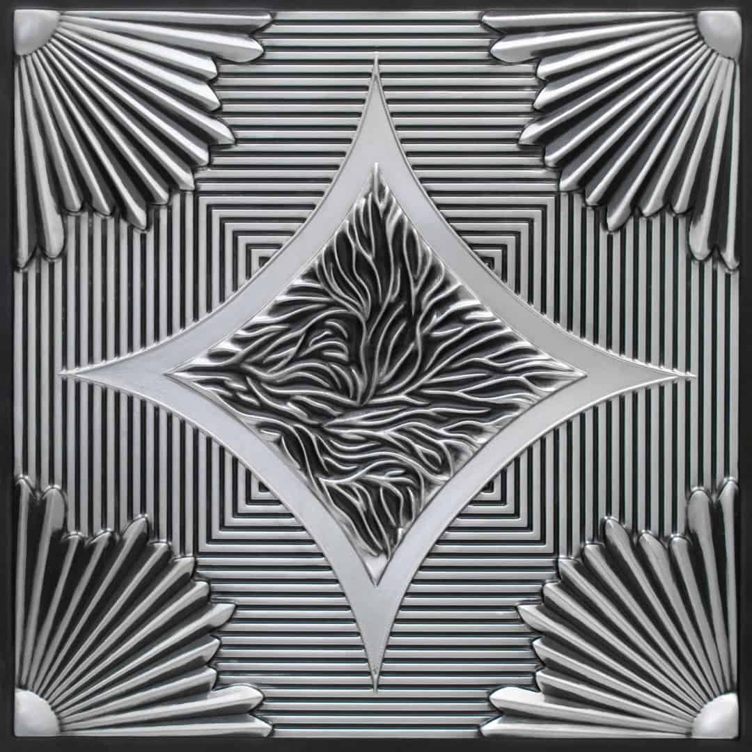 Modern PVC False Ceiling - 60x60 cm Victorian Design