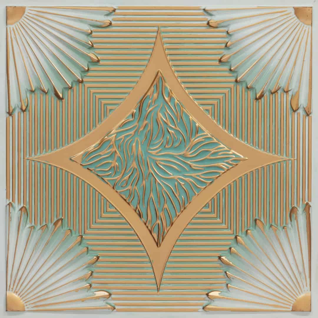 Modern PVC False Ceiling - 60x60 cm Victorian Design