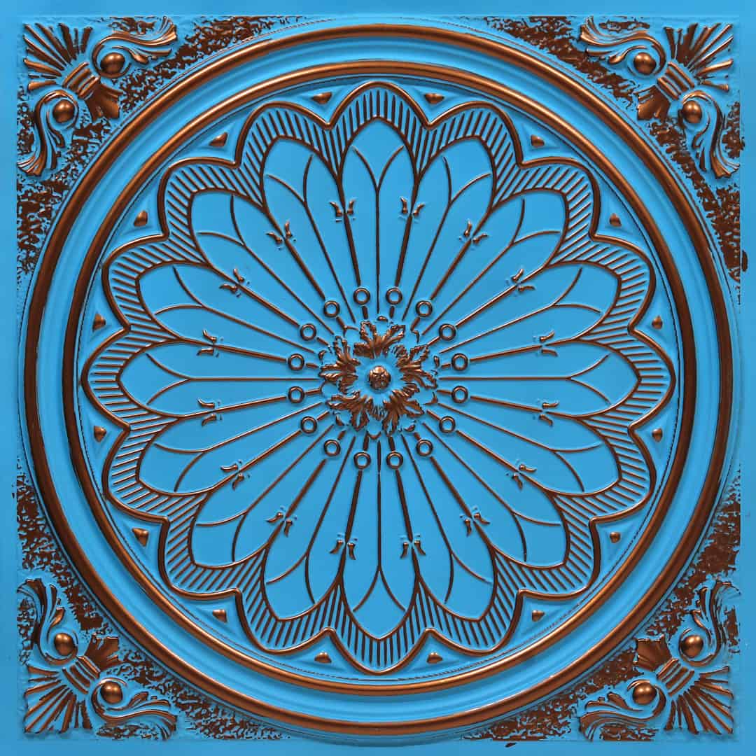 Modern PVC False Ceiling - 60x60 cm Grand Dahlia Design