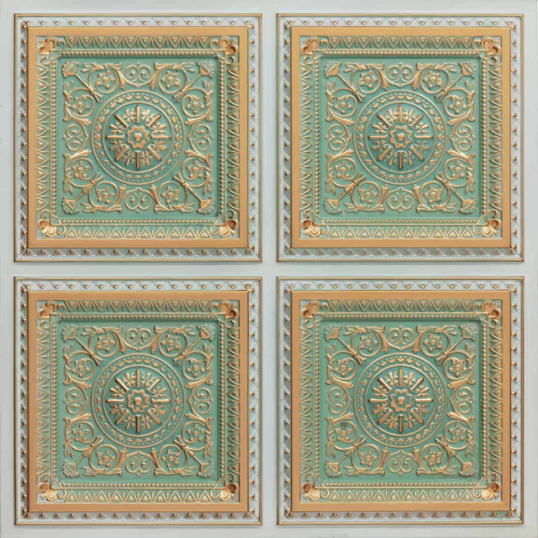 Modern PVC False Ceiling - 60x60 cm Rajwada Square Design