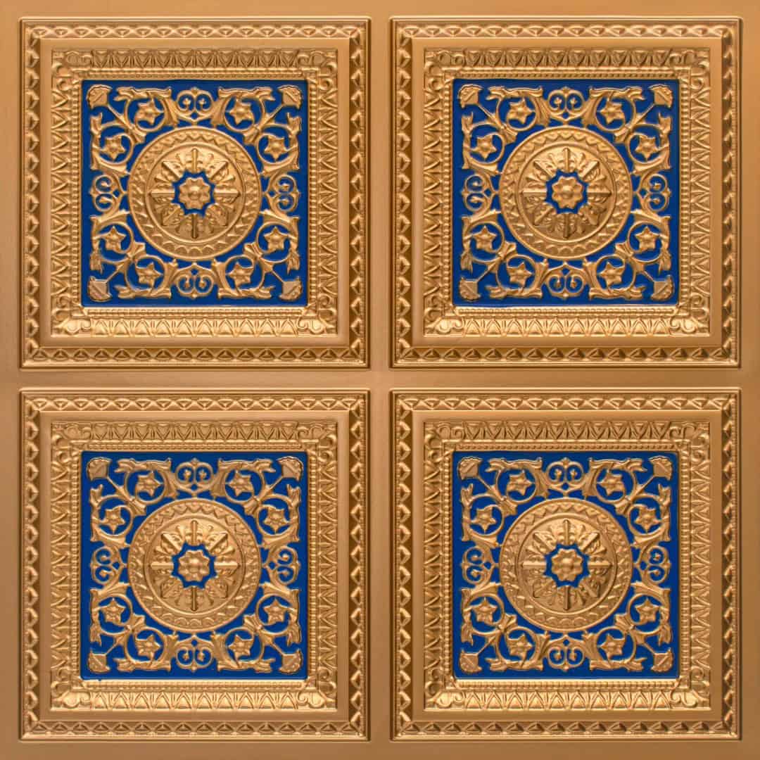 Modern PVC False Ceiling - 60x60 cm Rajwada Square Design