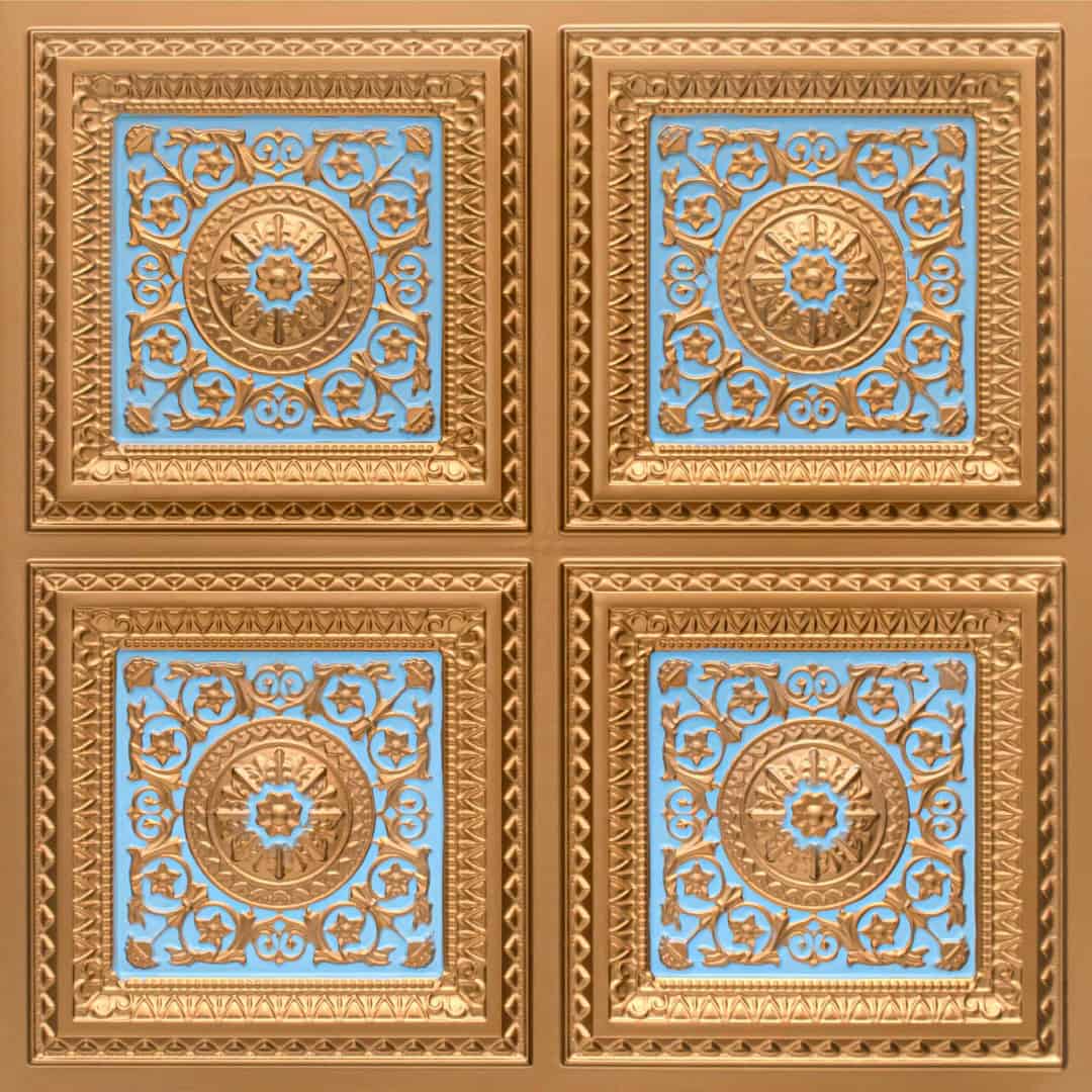 Modern PVC False Ceiling - 60x60 cm Rajwada Square Design