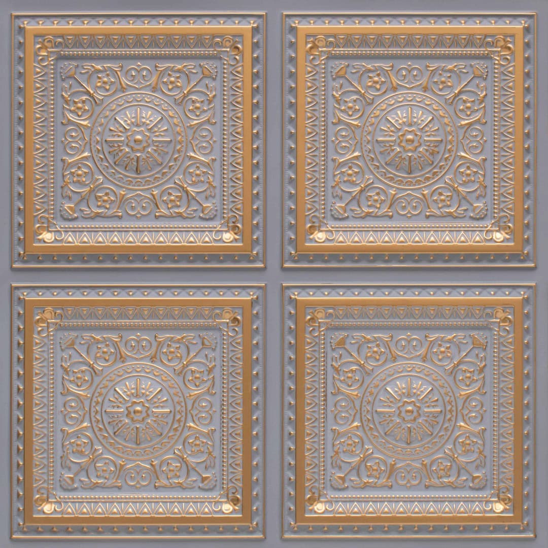 Modern PVC False Ceiling - 60x60 cm Rajwada Square Design