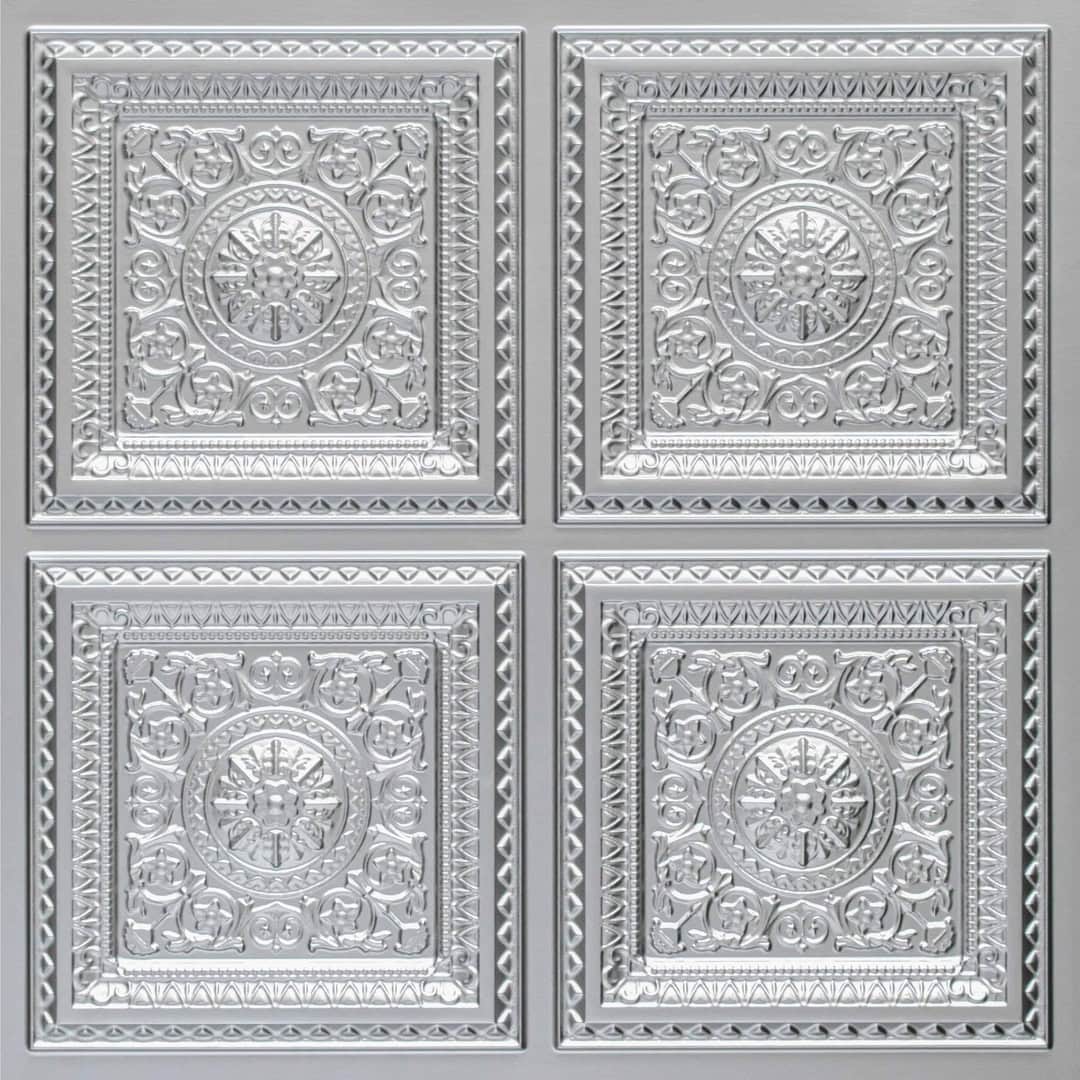 Modern PVC False Ceiling - 60x60 cm Rajwada Square Design
