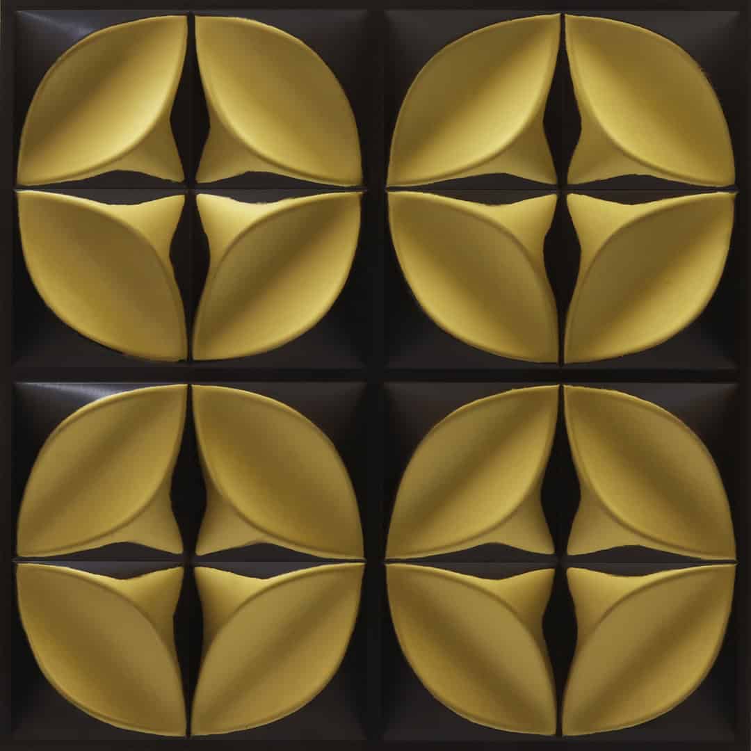Modern PVC False Ceiling - 60x60 cm Flower Design