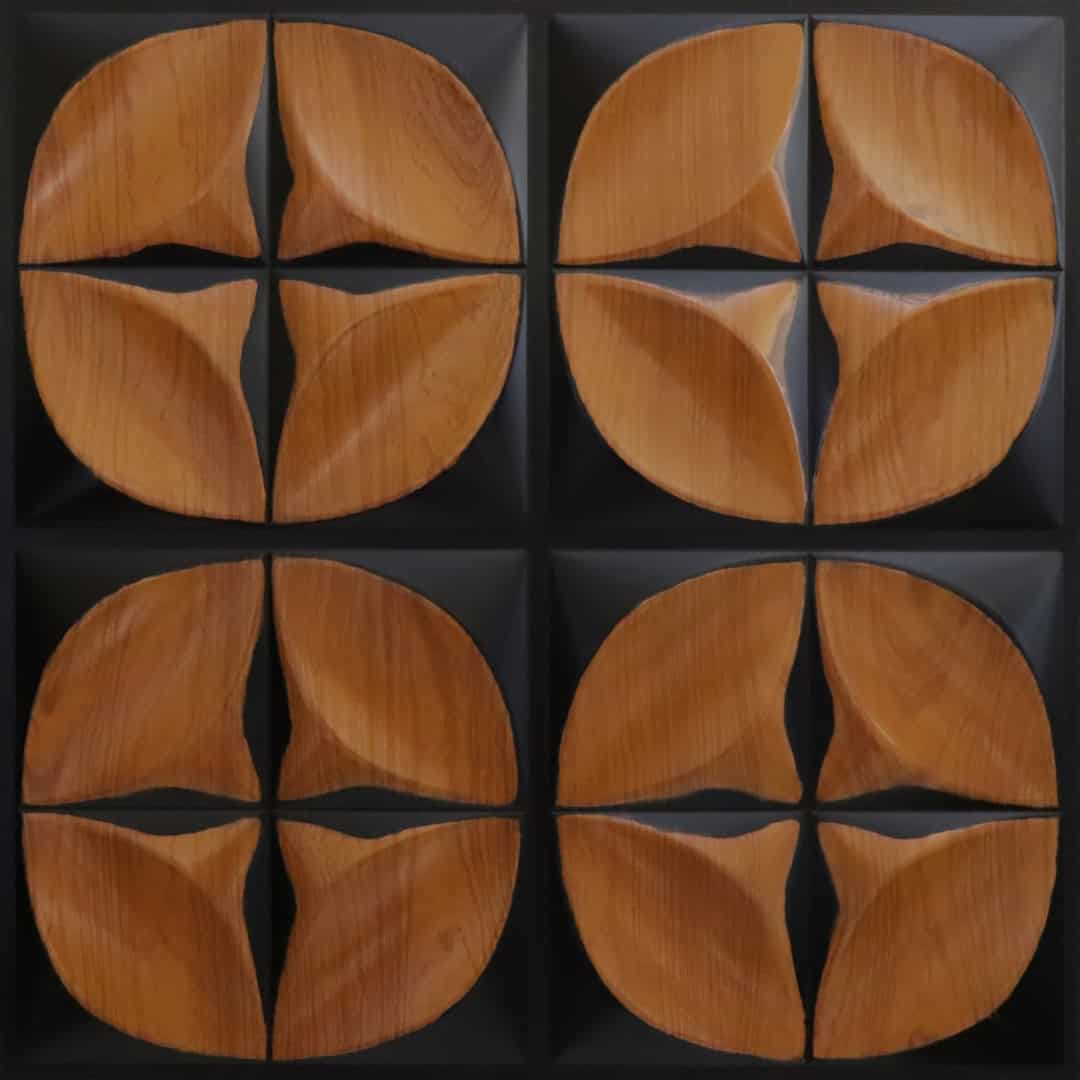 Modern PVC False Ceiling - 60x60 cm Flower Design