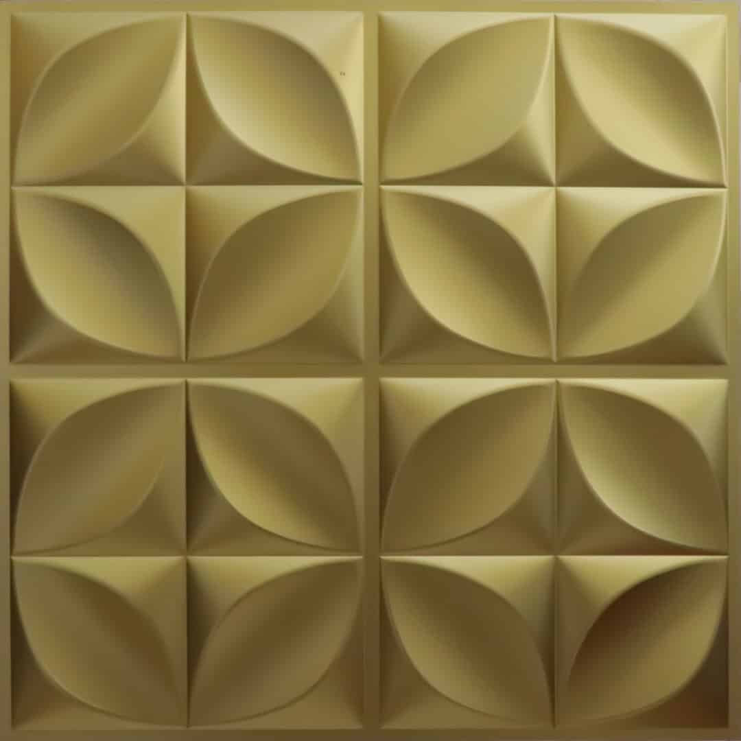 Modern PVC False Ceiling - 60x60 cm Flower Design
