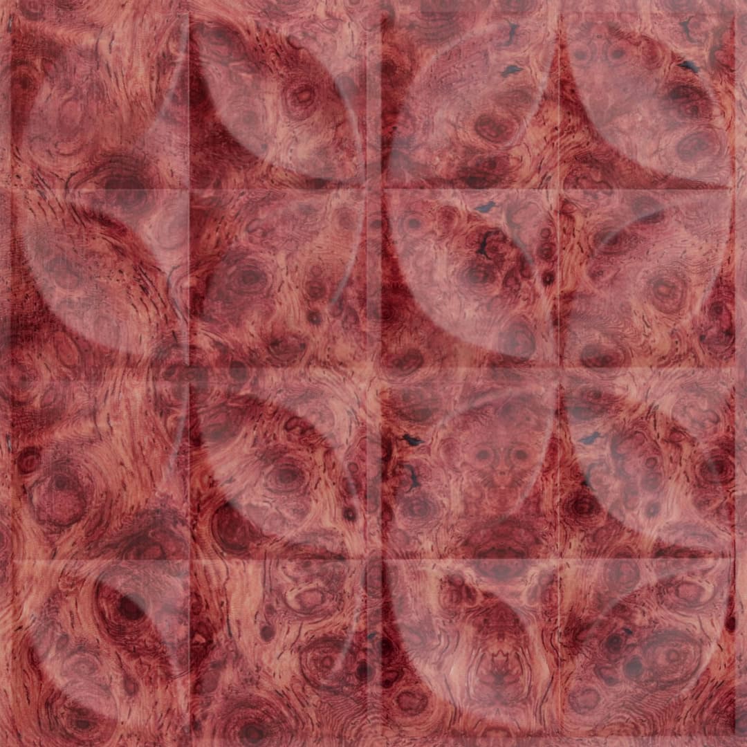 Modern PVC False Ceiling - 60x60 cm Flower Design