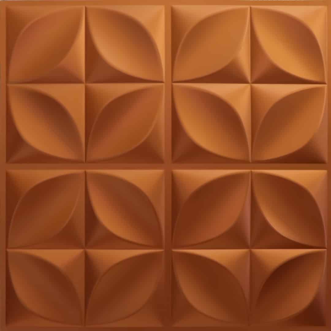 Modern PVC False Ceiling - 60x60 cm Flower Design