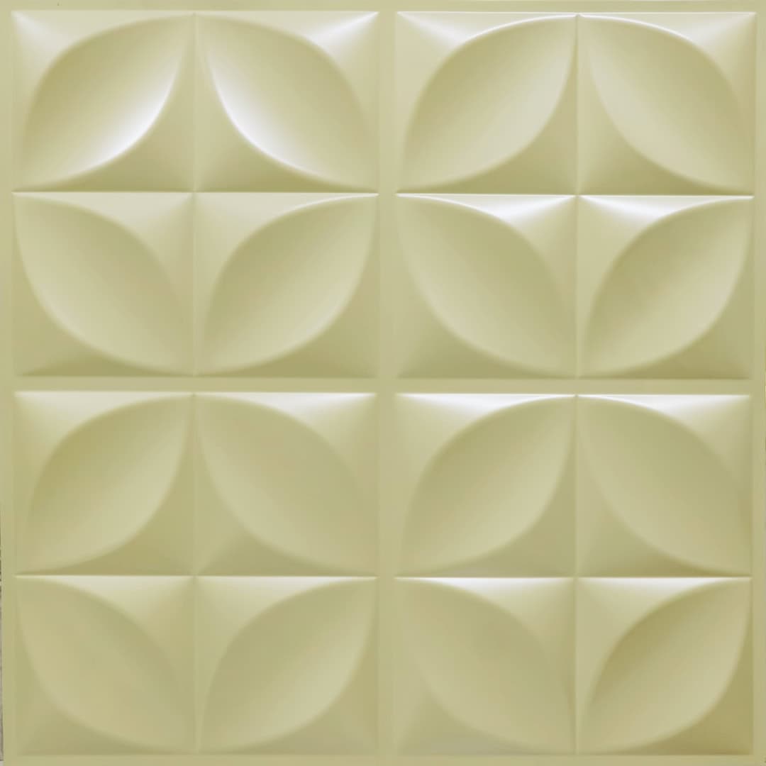 Modern PVC False Ceiling - 60x60 cm Flower Design