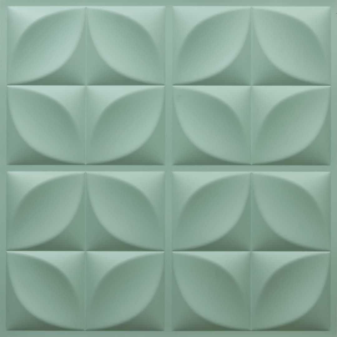 Modern PVC False Ceiling - 60x60 cm Flower Design