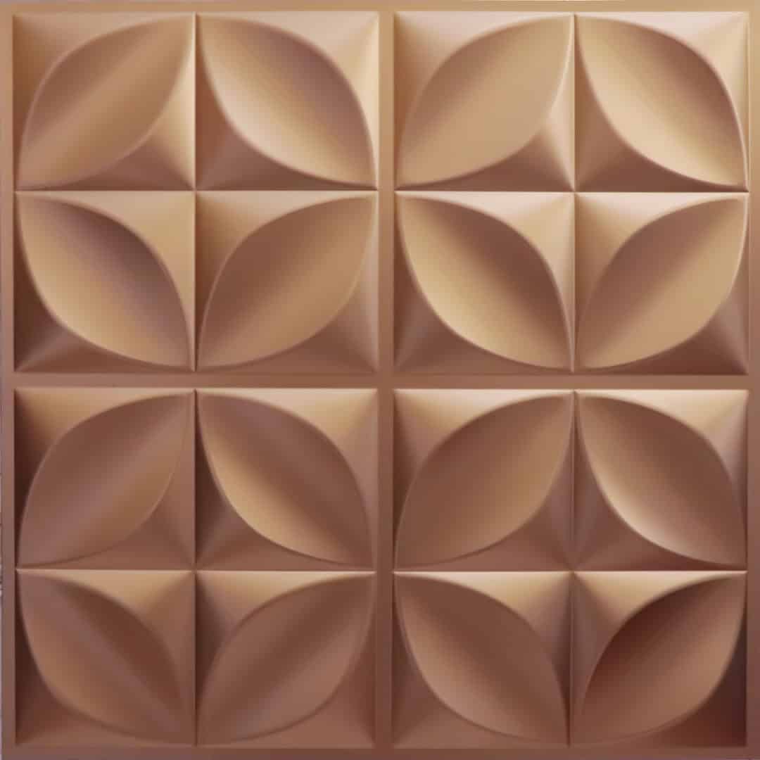 Modern PVC False Ceiling - 60x60 cm Flower Design