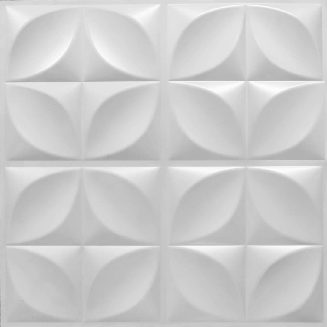 Modern PVC False Ceiling - 60x60 cm Flower Design