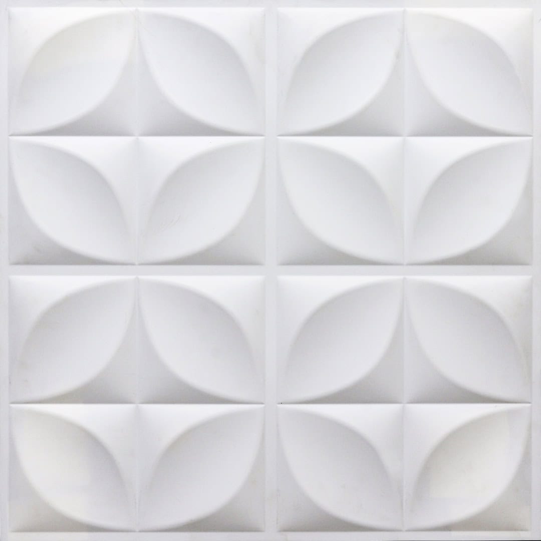 Modern PVC False Ceiling - 60x60 cm Flower Design