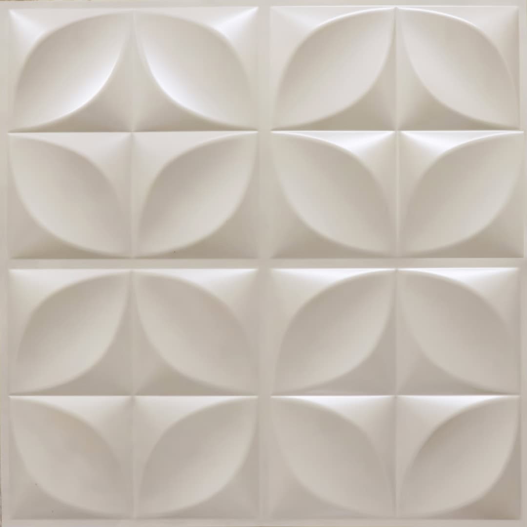 Modern PVC False Ceiling - 60x60 cm Flower Design