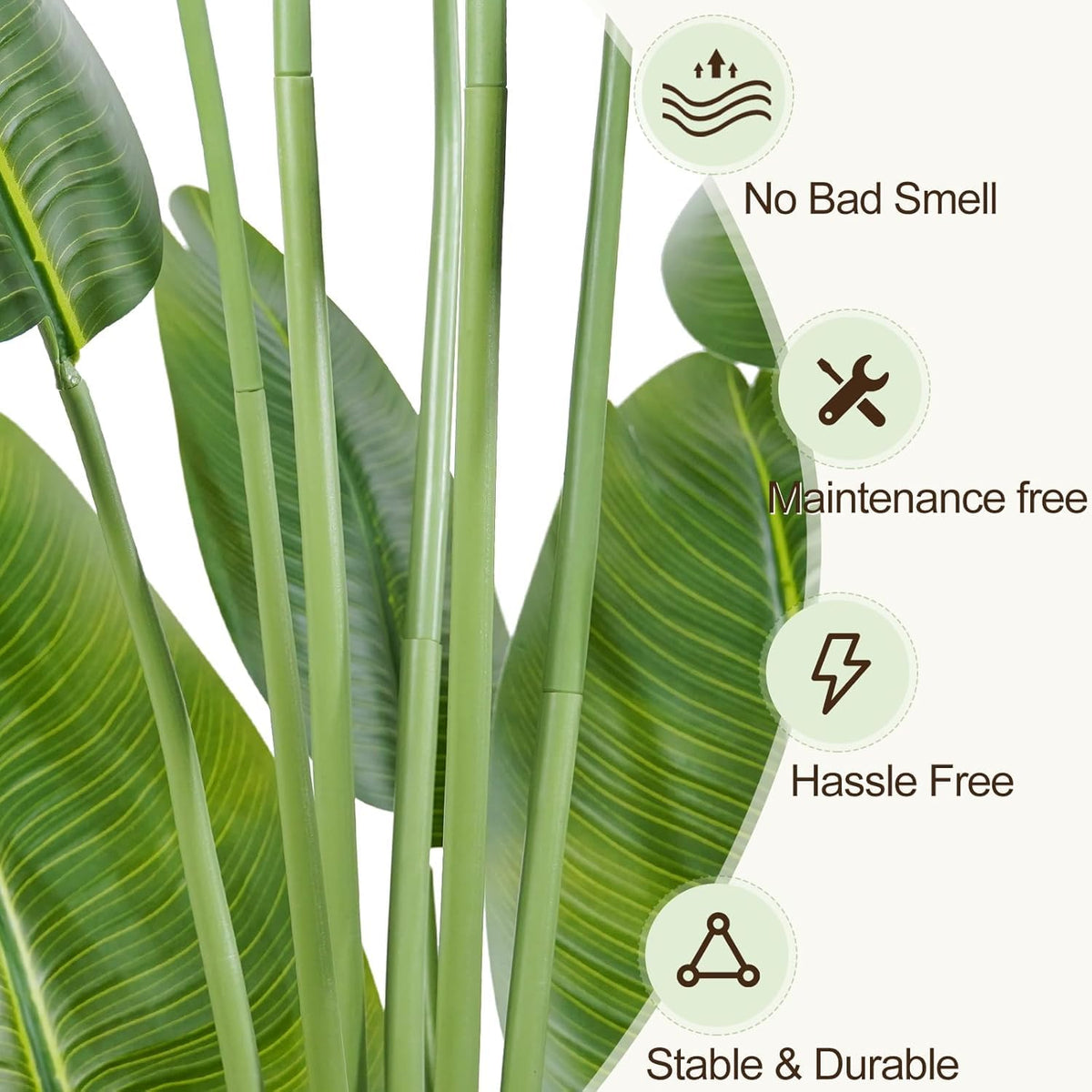 Artificial Banana Plant for Home Decor Big Size with Pot