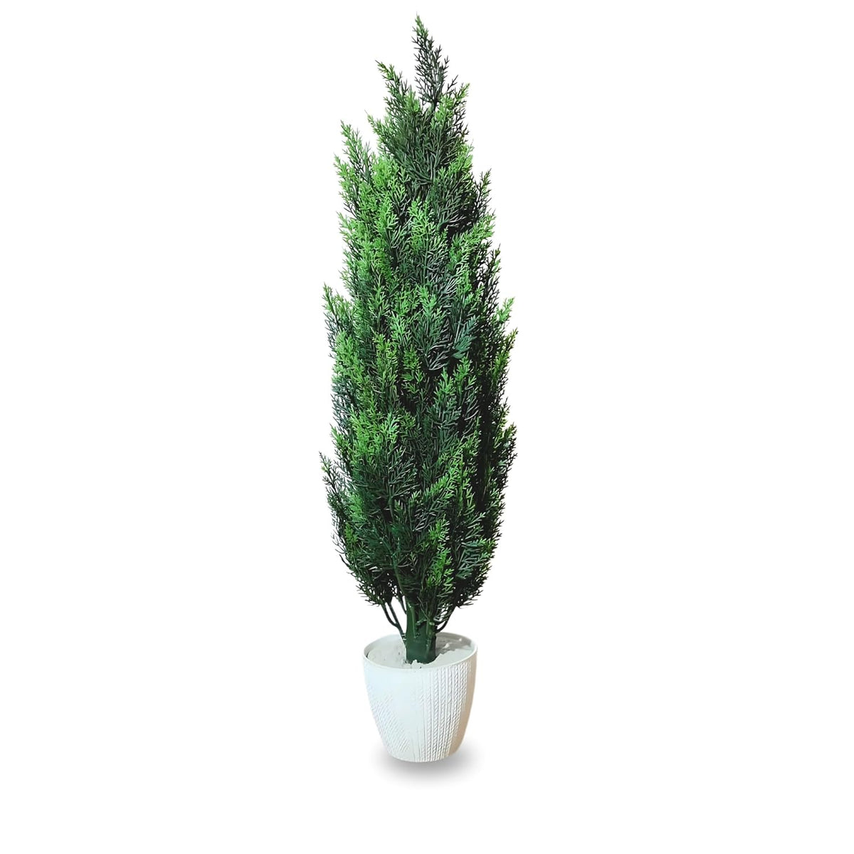 Artificial Plant Cedar Tree UV Resistant Cypress Plant With Pot