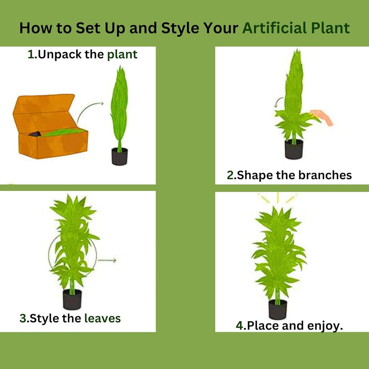 Artificial Palm Tree for Home Decor