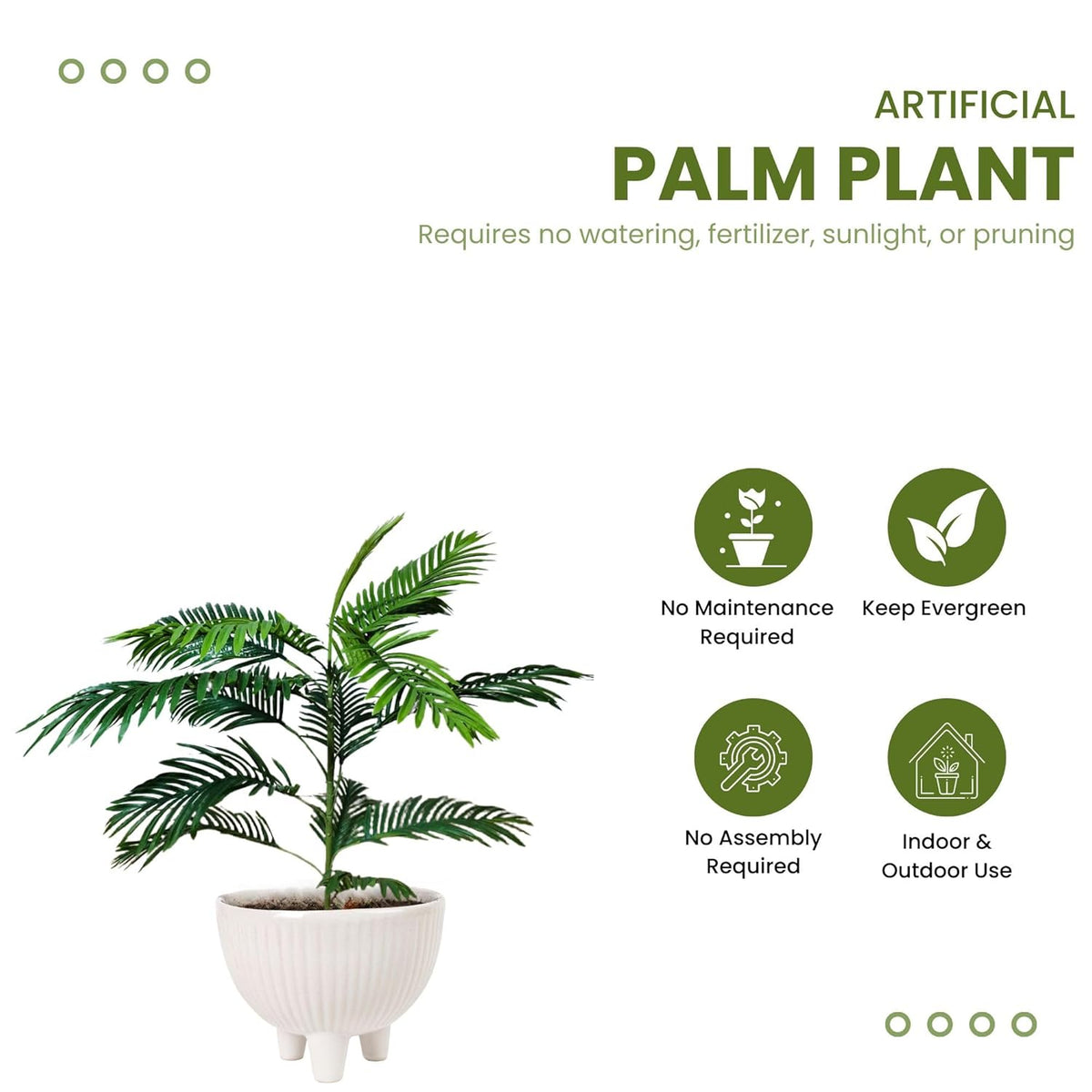 Artificial Palm Tree for Home Decor