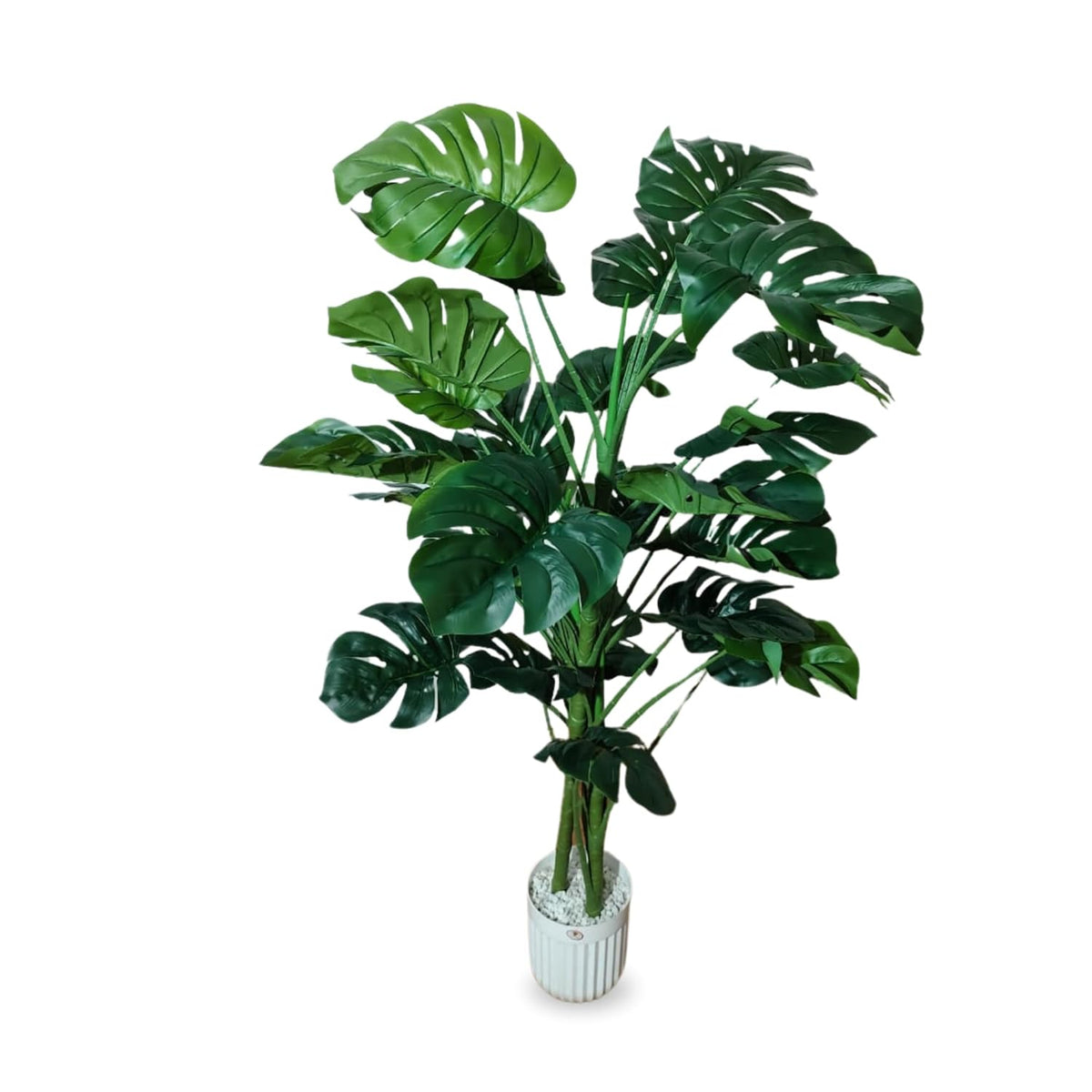 Artificial Monstera Plant with Pot for Home Decor