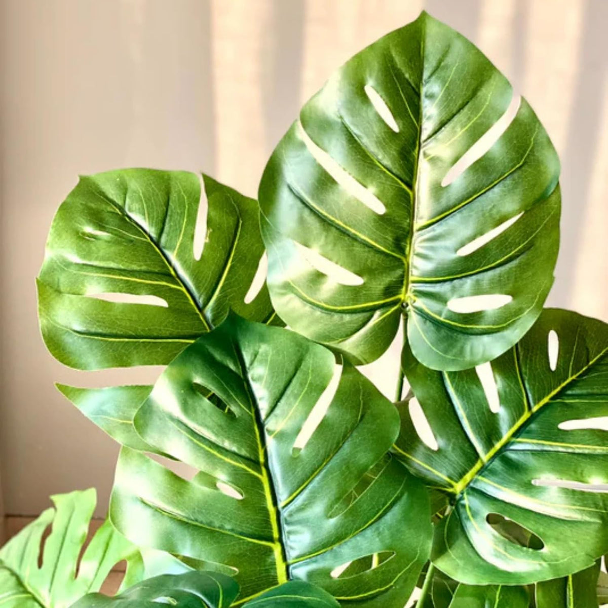 Artificial Monstera Plant with Pot for Home Decor