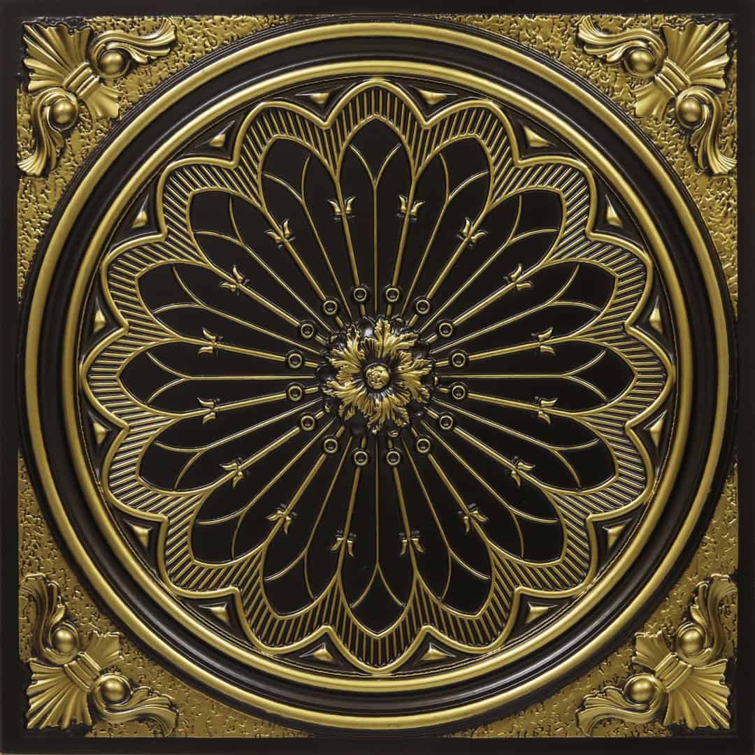 Modern PVC False Ceiling - 60x60 cm Grand Dahlia Design