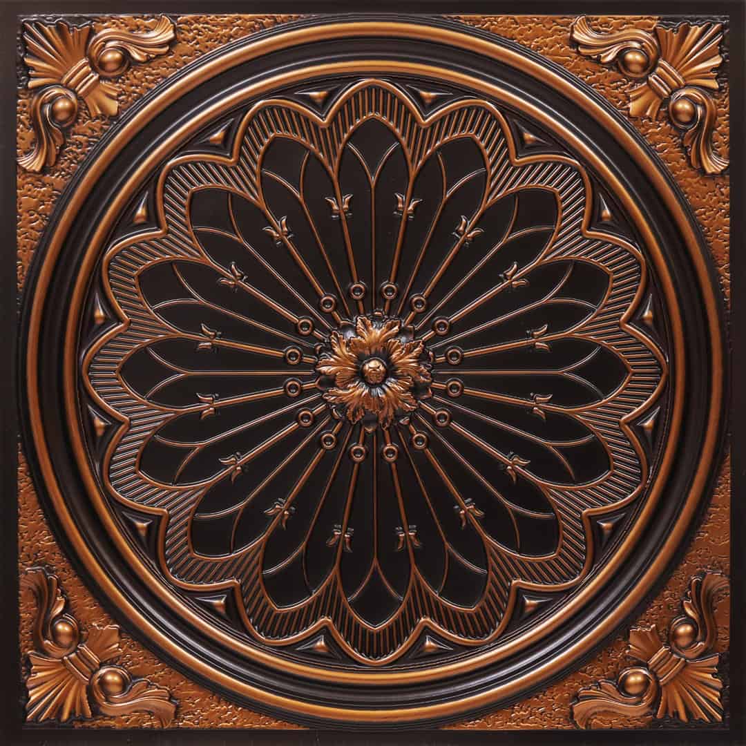 Modern PVC False Ceiling - 60x60 cm Grand Dahlia Design