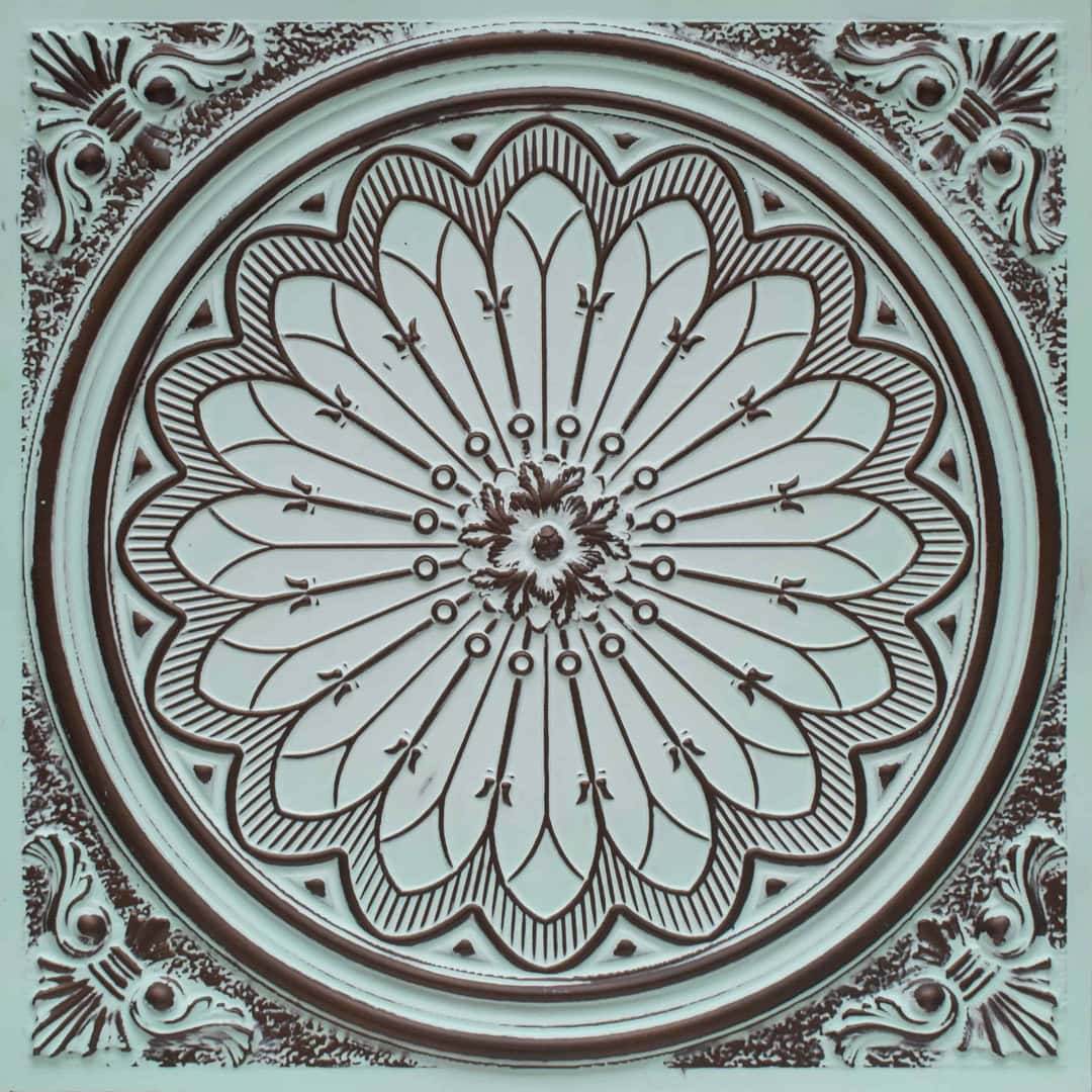 Modern PVC False Ceiling - 60x60 cm Grand Dahlia Design
