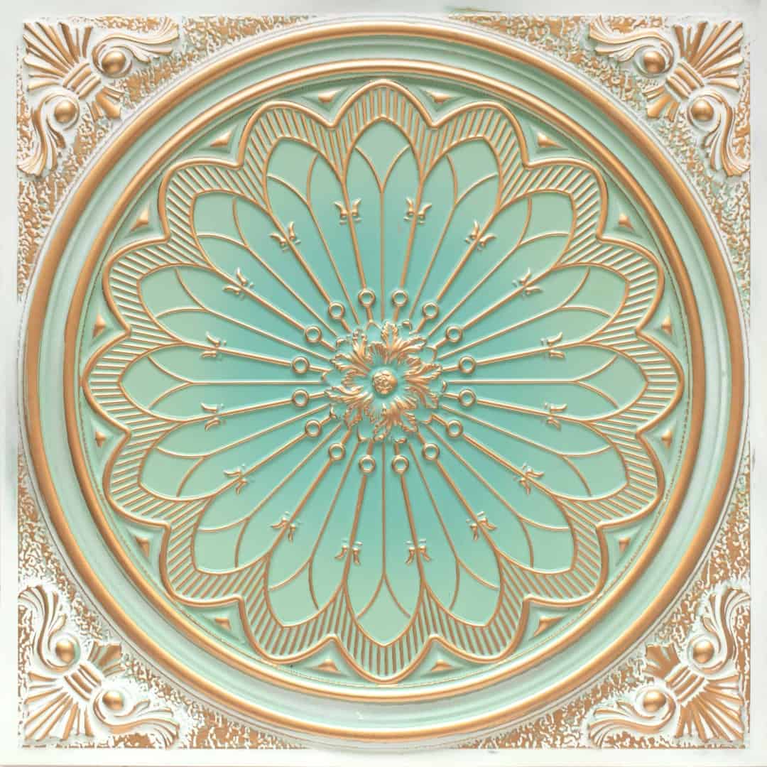 Modern PVC False Ceiling - 60x60 cm Grand Dahlia Design