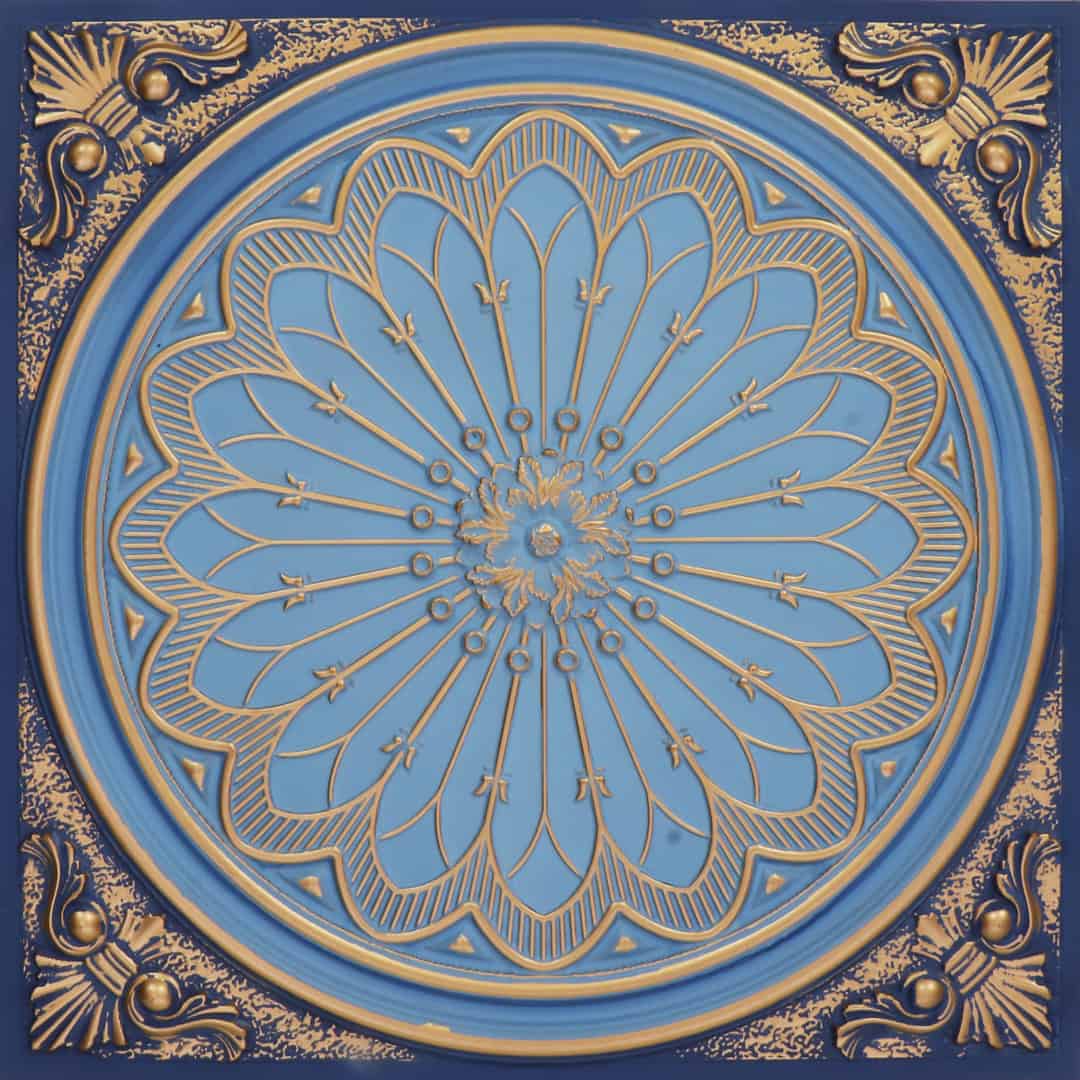 Modern PVC False Ceiling - 60x60 cm Grand Dahlia Design