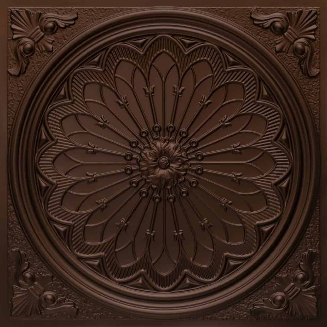 Modern PVC False Ceiling - 60x60 cm Grand Dahlia Design