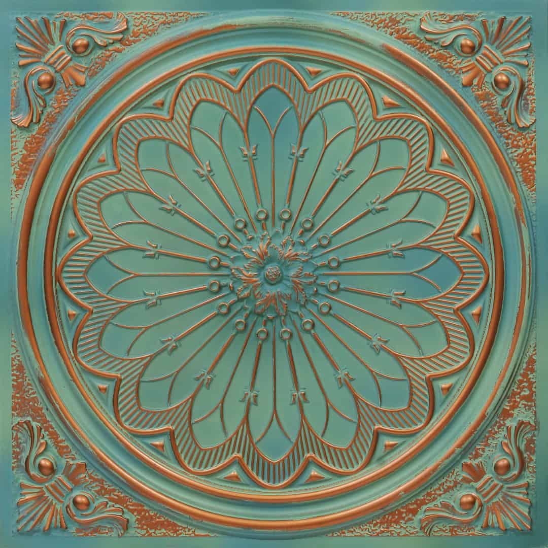 Modern PVC False Ceiling - 60x60 cm Grand Dahlia Design