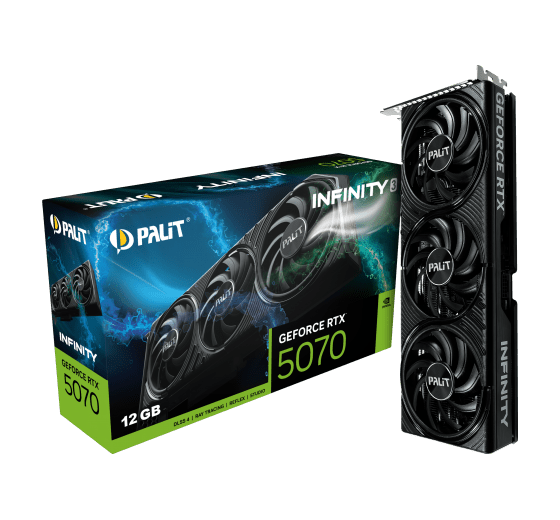 Palit GeForce RTX 5070 Infinity 3 12GB GDDR7 Graphics Card