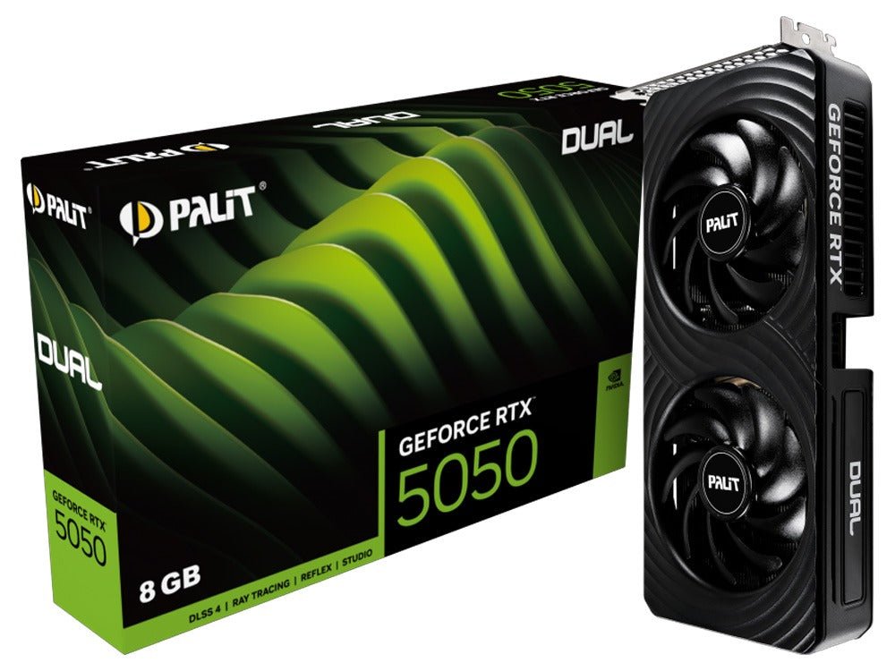 Palit Dual GeForce RTX 5050 8GB GDDR6 Graphics Card