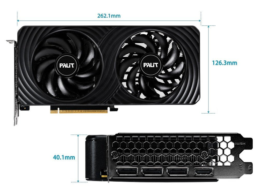 Palit Dual GeForce RTX 5050 8GB GDDR6 Graphics Card
