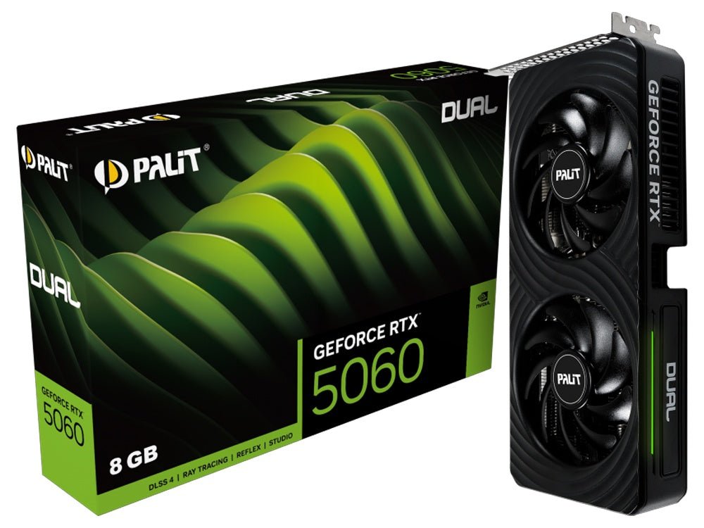 Palit GeForce RTX 5060 Dual 8GB GDDR7 Graphics Card