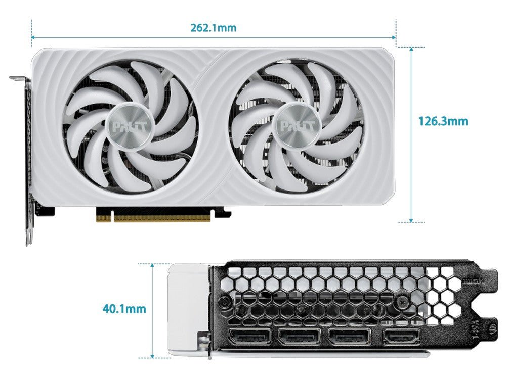 Palit GeForce RTX 5060 Ti White OC 16GB Graphics Card